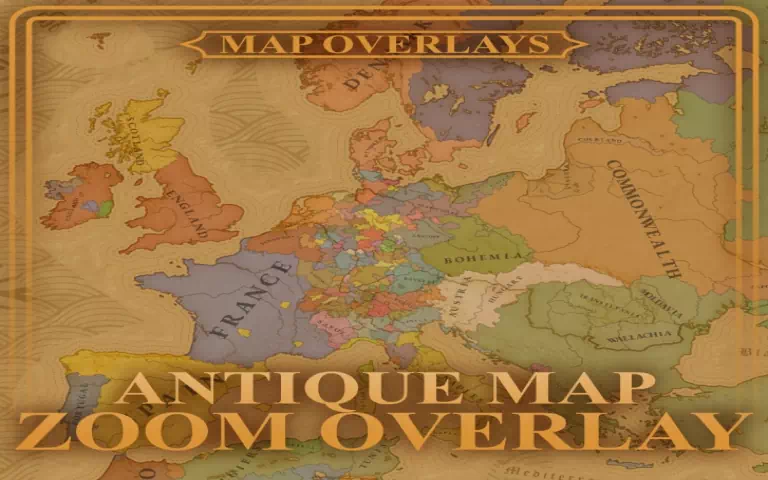 AoH 3: Antique Map Zoom Overlay