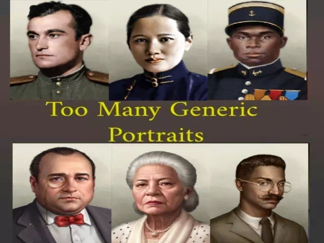 HoI 4: Too Many Generic Portraits