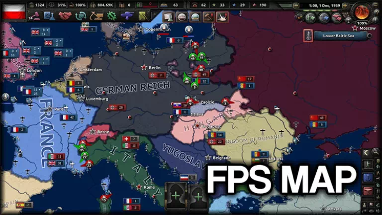 HoI 4: FPS Map