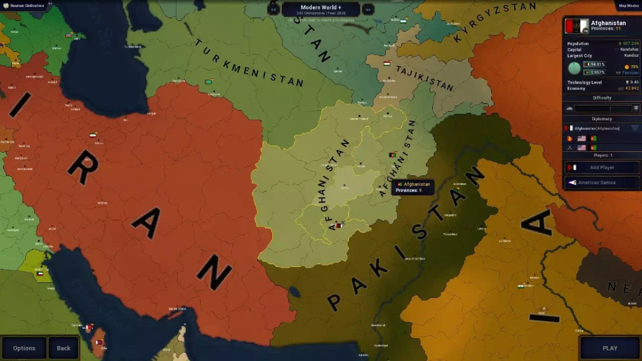 Modern World+-1