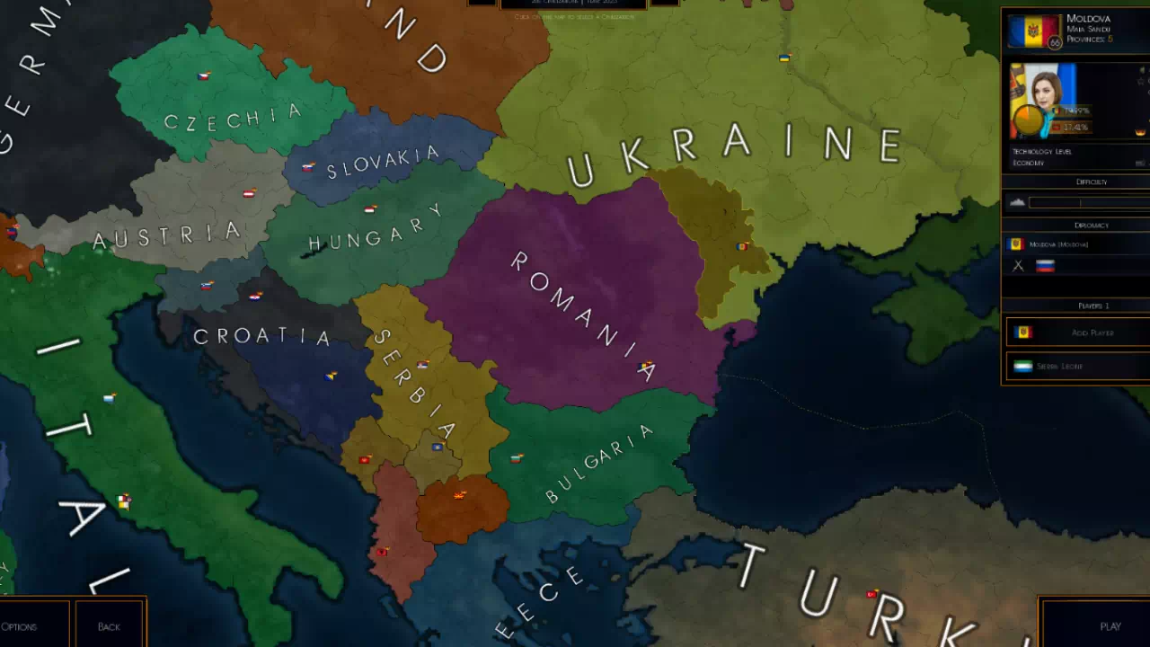 AoH II - Deluxe (карта Балкан)