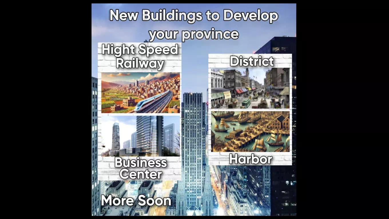 AoH 3: More Buildings to Develop Your Province!