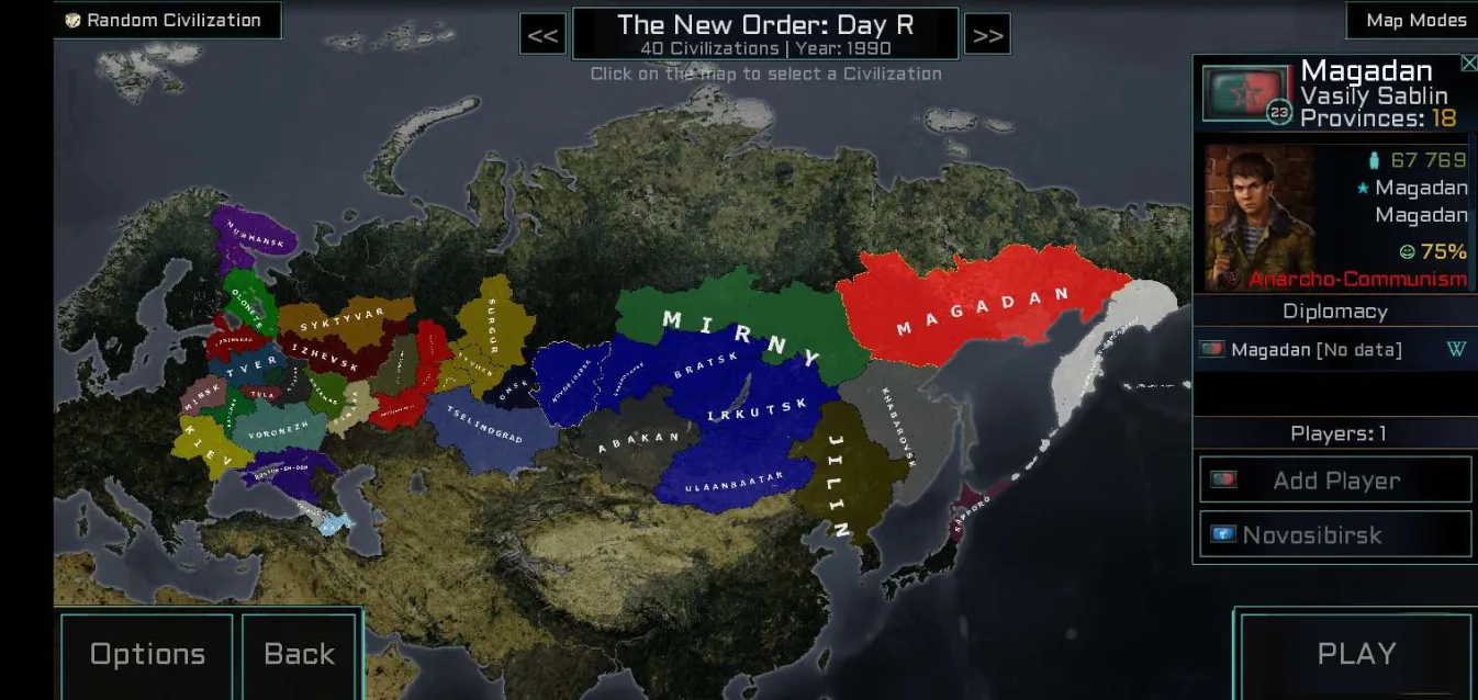 The New Order: Day R-1