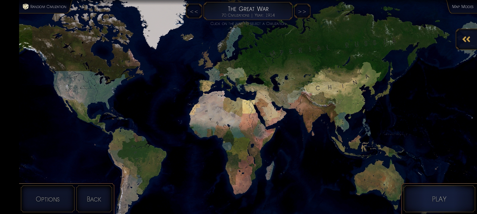 The Great War scenario 