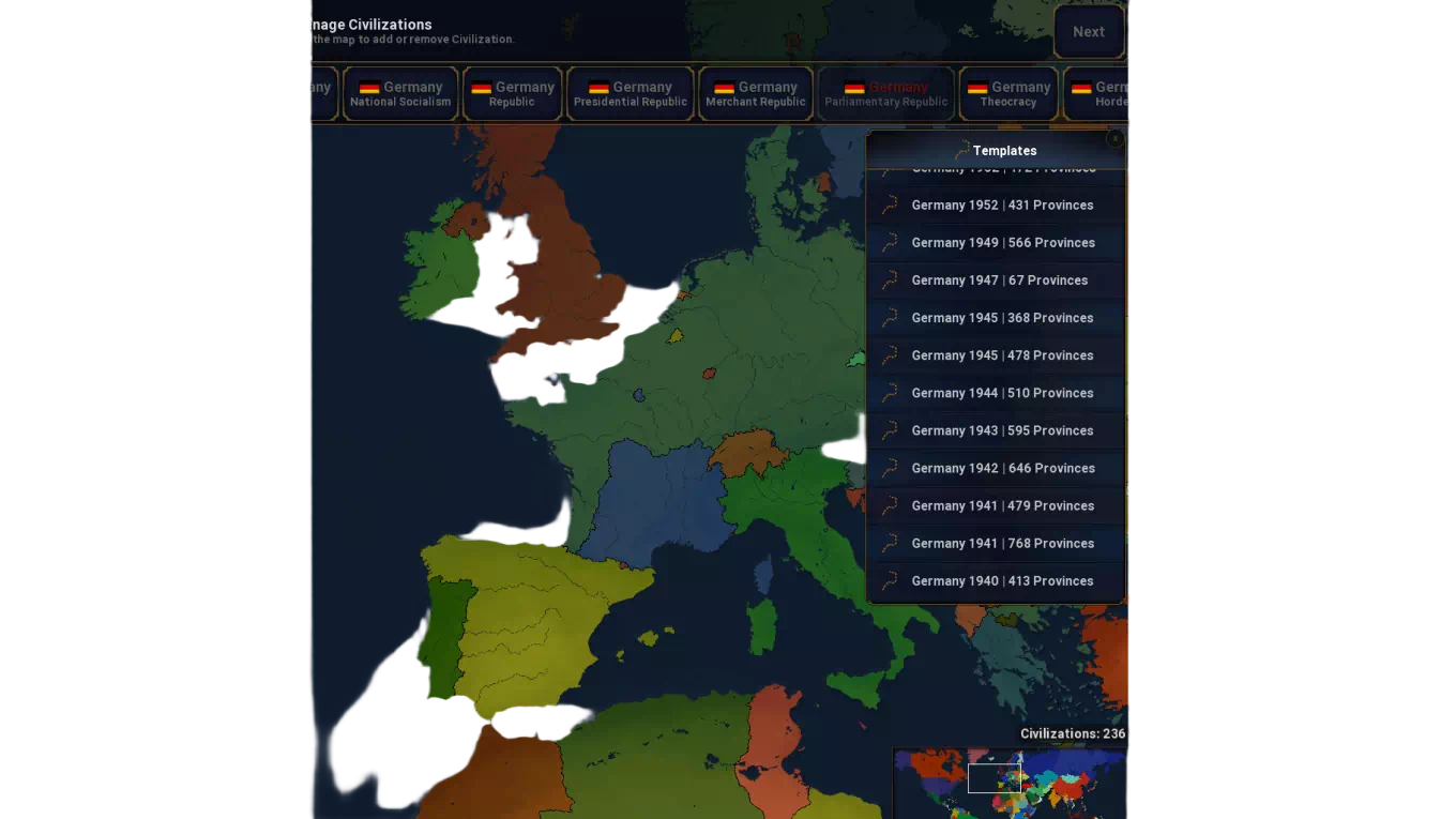 AoH 2 DE: Civilization Templates+