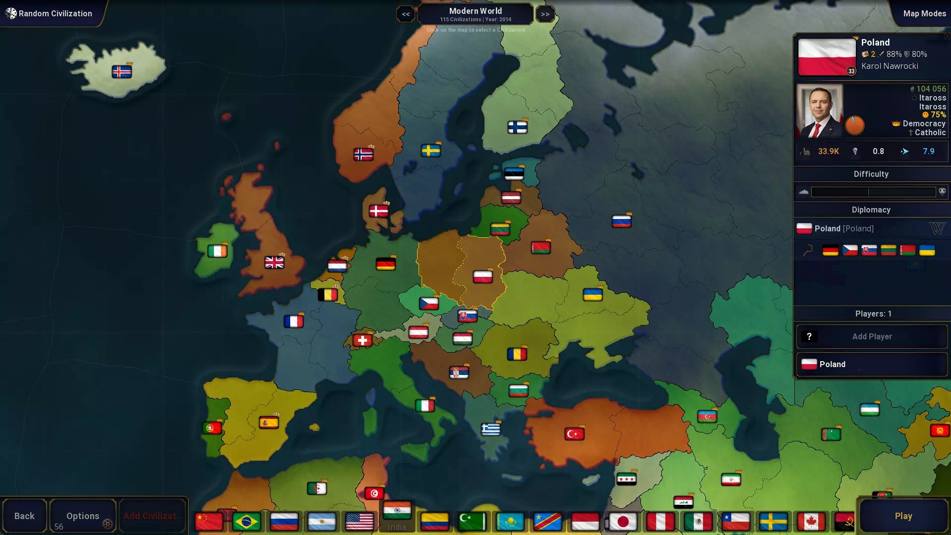 Earth Age of Civilizations 1 Map-1