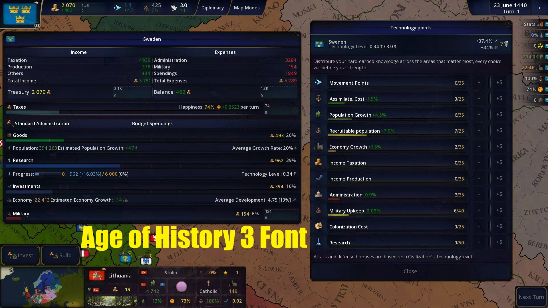 AoH 2 DE: AoH3 Font