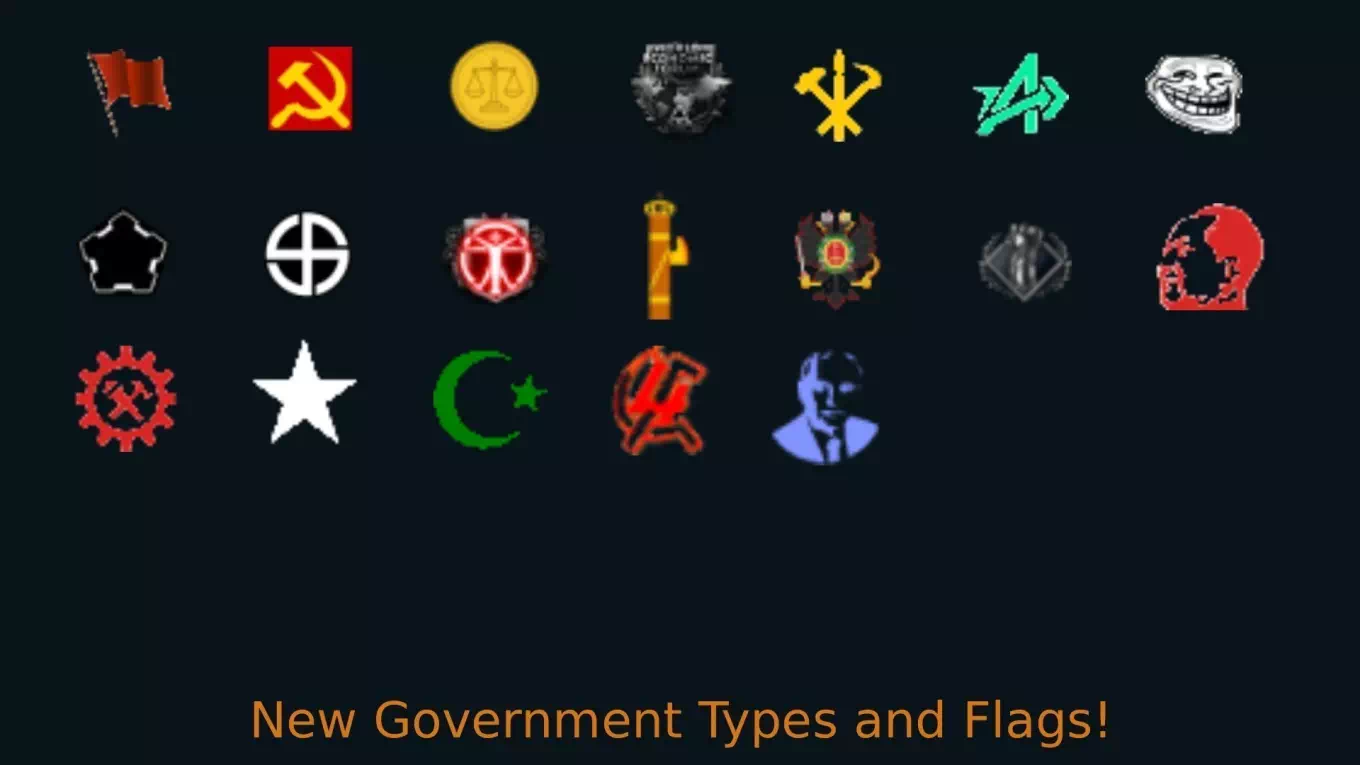 AoH 2 DE: New Governments Types and Flags